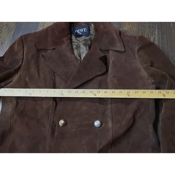 Vintage Loewe Suede Leather Jacket Outer Brown Size 44. Read - Picture 12 of 12